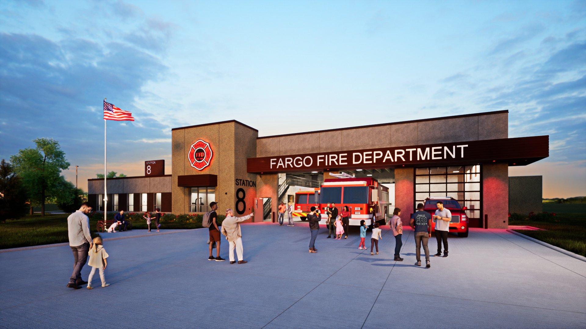 EXTERIOR - FARGO STATION 8